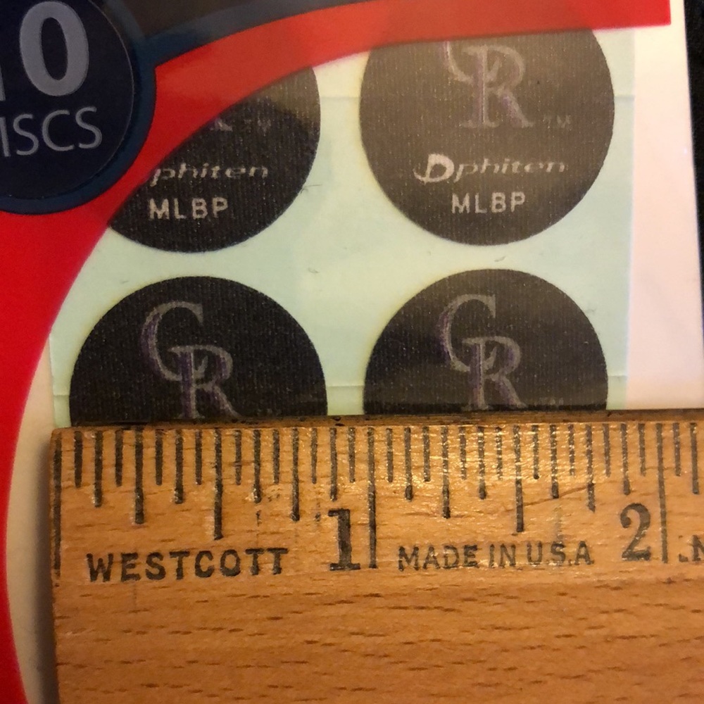 2008 Officially Licensed MLBP Colorado Rockies - Phiten X30 Titanium Discs - Picture 9 of 9